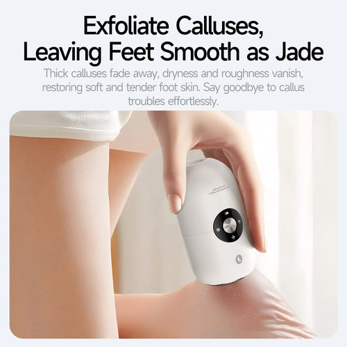 Electric Foot Callus Remover – Rechargeable Pedicure Foot File with 3 Speeds & Extra Heads | Professional Portable USB Charging Foot Care Tool