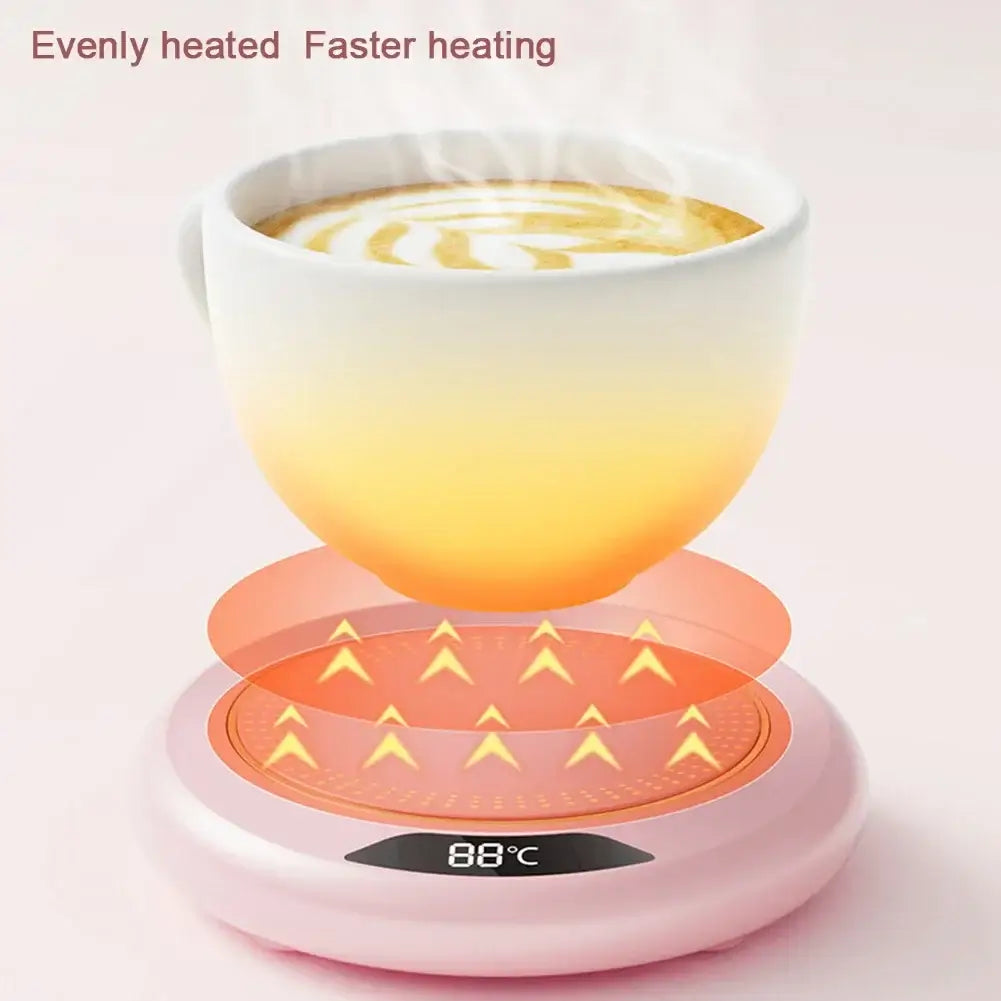 Coffee Mug Warmer with Bowl – Keep Drinks Hot