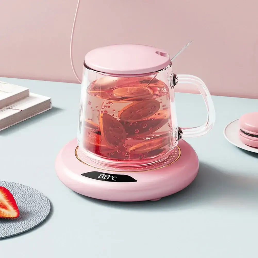 Coffee Warmer with Cup – Keep Drinks Hot