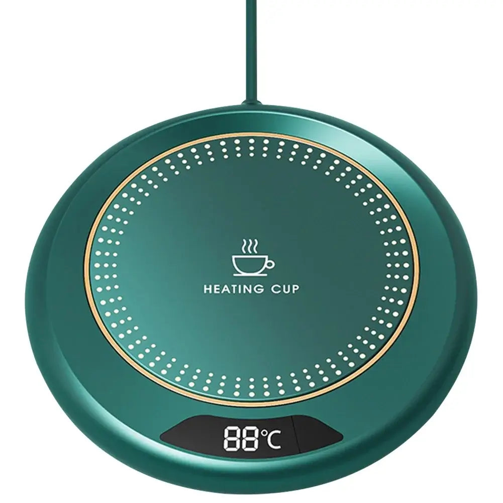 Coffee Mug Heating Pad – Green Electric Warmer