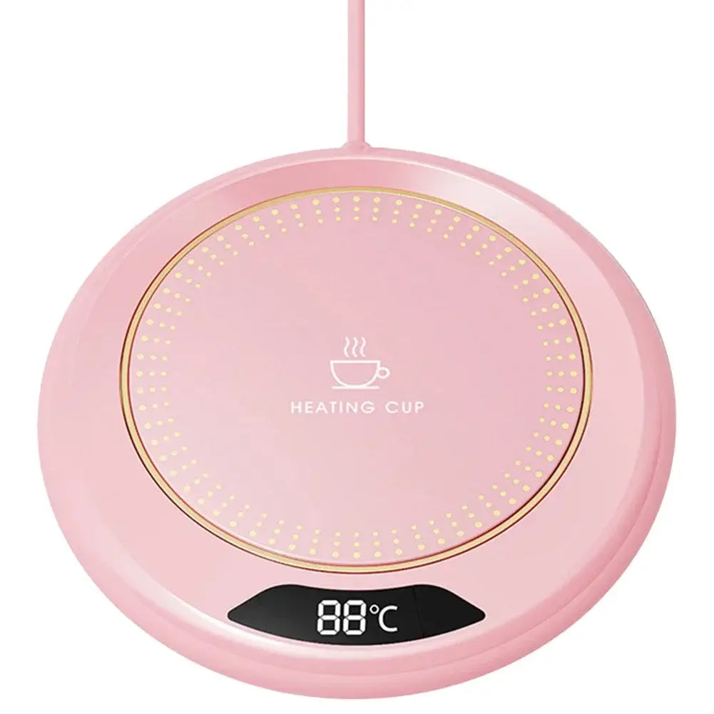 Pink Coffee Mug Warmer for Desk & Office